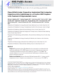 Cover page: Phase 3 Multi-Center, Prospective, Randomized Trial Comparing Single-Dose 24 Gy Radiation Therapy to a 3-Fraction SBRT Regimen in the Treatment of Oligometastatic Cancer