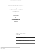 Cover page: Differential object marking in spoken Persian: towards an enriched typology