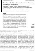 Cover page: Evaluating the healthiness of chain-restaurant menu items using crowdsourcing: a new method