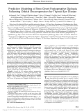 Cover page: Predictive Modeling of New-Onset Postoperative Diplopia Following Orbital Decompression for Thyroid Eye Disease