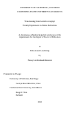 Cover page: Transitioning from Lectern to Laptop: Faculty Experiences in Online Instruction