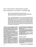 Cover page: Effect of microinjected N-ethylmaleimide-modified heavy meromyosin on cell division in amphibian eggs.