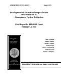 Cover page of Development of Extinction Imagers for the Determination of Atmospheric Optical Extinction