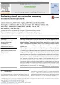 Cover page: A critical evaluation of human perception in conventional flap monitoring versus spatial frequency domain imaging.