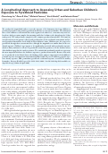 Cover page: A Longitudinal Approach to Assessing Urban and Suburban Children’s Exposure to Pyrethroid Pesticides