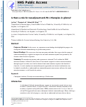 Cover page: Is there a role for neoadjuvant anti-PD-1 therapies in glioma?