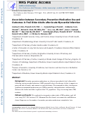 Cover page: Association Between Secondary Prevention Medication Use and Outcomes in Frail Older Adults After Acute Myocardial Infarction