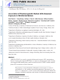 Cover page: Association of Pharmacogenetic Markers With Atazanavir Exposure in HIV‐Infected Women