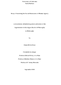 Cover page: Essays Concerning the Social Dimensions of Human Agency