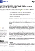 Cover page: Time-Restricted Feeding Attenuates Metabolic Dysfunction-Associated Steatohepatitis and Hepatocellular Carcinoma in Obese Male Mice