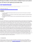 Cover page: Temporal evolution of soil moisture statistical fractal and controls by soil texture and regional groundwater flow