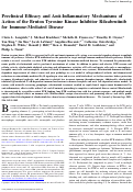 Cover page: Preclinical Efficacy and Anti-Inflammatory Mechanisms of Action of the Bruton Tyrosine Kinase Inhibitor Rilzabrutinib for Immune-Mediated Disease.