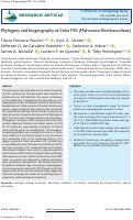 Cover page: Phylogeny and biogeography of Ceiba Mill. (Malvaceae, Bombacoideae)