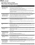 Cover page of Information Literacy at UCLA: The Core Competencies