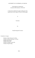 Cover page: Transindigenous Modernism: Literature of the Americas, 1929-1945