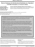 Cover page: Barrier Enclosure for Endotracheal Intubation in a Simulated COVID-19 Scenario: A Crossover Study