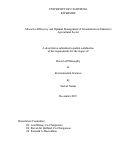 Cover page: Allocative Efficiency and Optimal Management of Groundwater in Pakistan’s Agricultural Sector