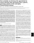 Cover page: How cuckoldry can decrease the opportunity for sexual selection: Data and theory from a genetic parentage analysis of the sand goby, Pomatoschistus minutus