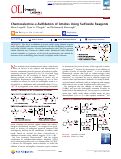 Cover page: Chemoselective α‑Sulfidation of Amides Using Sulfoxide Reagents