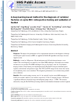 Cover page: A deep learning-based method for the diagnosis of vertebral fractures on spine MRI: retrospective training and validation of ResNet