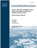 Cover page: ComEd – LBNL ‘Beyond Widgets’ Project Automated Shading Integrated with Lighting and HVAC Controls System Program Manual