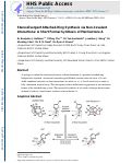 Cover page: Stereodivergent Attached‐Ring Synthesis via Non‐Covalent Interactions: A Short Formal Synthesis of Merrilactone A