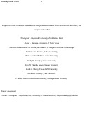 Cover page: Properties of the Continuous Assessment of Interpersonal Dynamics Across Sex, Level of Familiarity, and Interpersonal Conflict