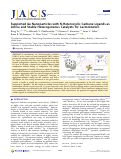 Cover page: Supported Au Nanoparticles with N‑Heterocyclic Carbene Ligands as Active and Stable Heterogeneous Catalysts for Lactonization