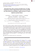 Cover page: Towards fast and accurate predictions of radio frequency power deposition and current profile via data-driven modelling: applications to lower hybrid current drive