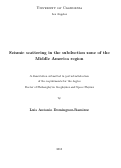 Cover page: Seismic scattering in the subduction zone of the Middle America region