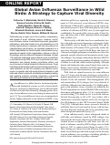 Cover page: Global Avian Influenza Surveillance in Wild Birds: A Strategy to Capture Viral Diversity - Volume 21, Number 4—April 2015 - Emerging Infectious Diseases journal - CDC