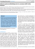 Cover page: Chronic paracoccidioidmycosis in a woman with Crohn Disease