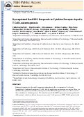 Cover page: Dysregulated RasGRP1 Responds to Cytokine Receptor Input in T Cell Leukemogenesis