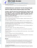 Cover page: Left Atrial Mechanics and Diastolic Function Among People Living With Human Immunodeficiency Virus (from the Veterans Aging Cohort Study).