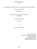 Cover page: Active Learning for International Student Users of English as a Second Language in Higher Education: Help or Hindrance?