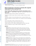 Cover page: Effect of pump type on outcomes in neonates with congenital diaphragmatic hernia requiring ECMO