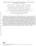 Cover page: High-dimensional decoy-state quantum key distribution over multicore telecommunication fibers