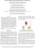 Cover page: When do Children Pass the Relational-Match-To-Sample Task?