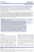 Cover page: Prevalence of and risk factors for trachoma in Kwara state, Nigeria: Results of eight population-based surveys from the Global Trachoma Mapping Project