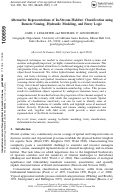 Cover page: Alternative representations of in-stream habitat: classification using remote sensing, hydraulic modeling, and fuzzy logic