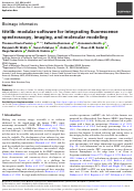 Cover page: tttrlib: modular software for integrating fluorescence spectroscopy, imaging, and molecular modeling.