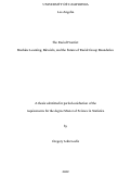 Cover page: The Racial Frontier: Biracials, Machine Learning, and the Future of Racial Group Boundaries