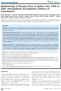 Cover page: Epidemiology of Dengue Virus in Iquitos, Peru 1999 to 2005: Interepidemic and Epidemic Patterns of Transmission