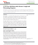 Cover page: A 35-Year-Old Man with Chronic Cough and Worsening Dyspnea