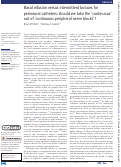 Cover page: Effects of programmed intermittent thoracic paravertebral bolus of levobupivacaine on the spread of sensory block: a randomized, controlled, double-blind study