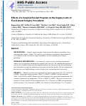 Cover page: Effects of a Surgical Receipt Program on the Supply Costs of Five General Surgery Procedures.