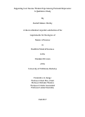 Cover page of Supporting Low Income Women Experiencing Perinatal Depression: A Qualitative Study