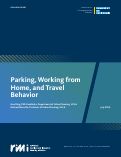 Cover page of Parking, Working from Home, and Travel Behavior