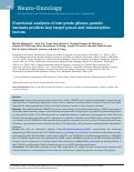 Cover page: Functional analysis of low-grade glioma genetic variants predicts key target genes and transcription factors.