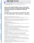 Cover page: Anastrozole versus tamoxifen in postmenopausal women with ductal carcinoma in situ undergoing lumpectomy plus radiotherapy (NSABP B-35): a randomised, double-blind, phase 3 clinical trial